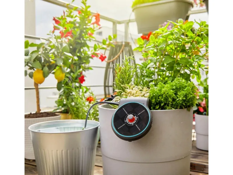Gardena Solar-Bewässerung Aqua Bloom Set< Töpfe