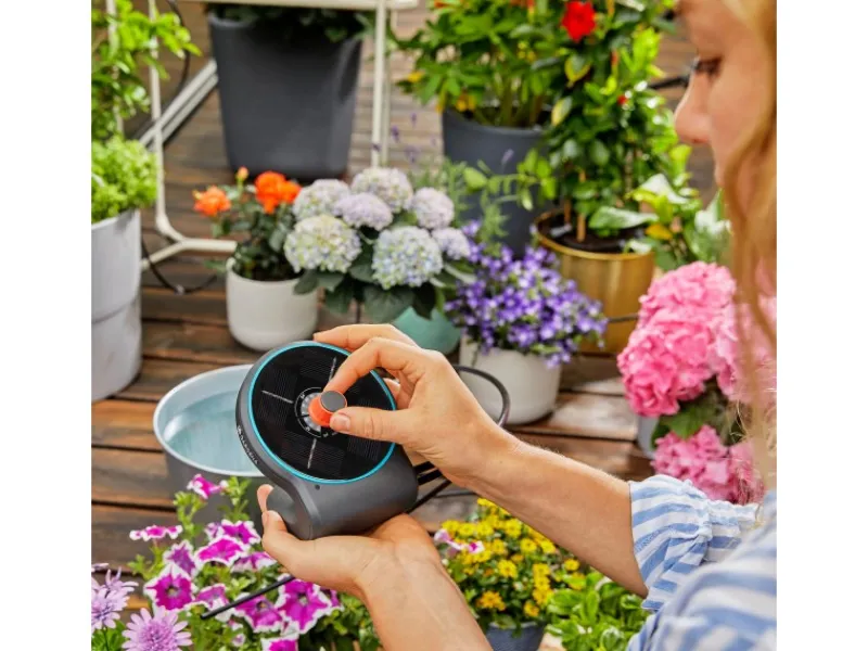 Gardena Solar-Bewässerung Aqua Bloom Set< Töpfe