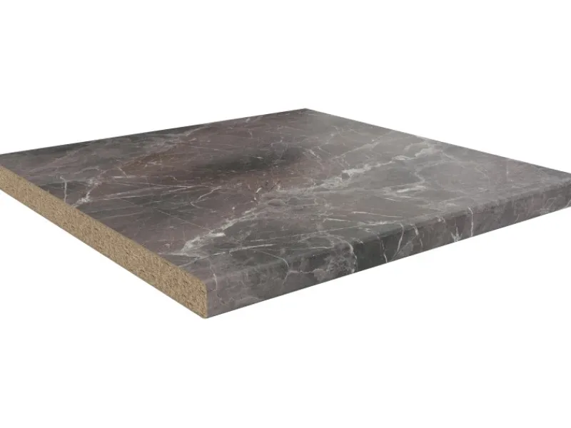 Getalit Arbeitsplatte Marmor Marquina Braun-Grau 60 cm x 3,9 cm Meterware< Kücheninseln|Küchenrückwände