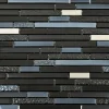 Hot Glasmosaikmatte Quarzkomposit Schwarz mit Chrom 29,7 cm x 29,7 cm