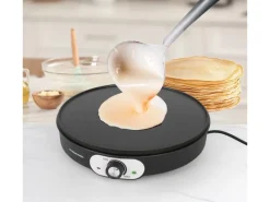 Outlet GOURMETmaxx Crepe Maker 1.200 W inkl. Teigverteiler und Crepe-Wender Ø 30 cm