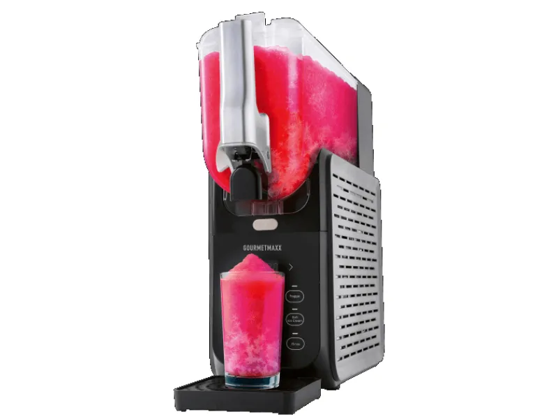 Online GOURMETmaxx Slush-Eismaschine FreezeUp 200 W Schwarz-Grau 2,8 l