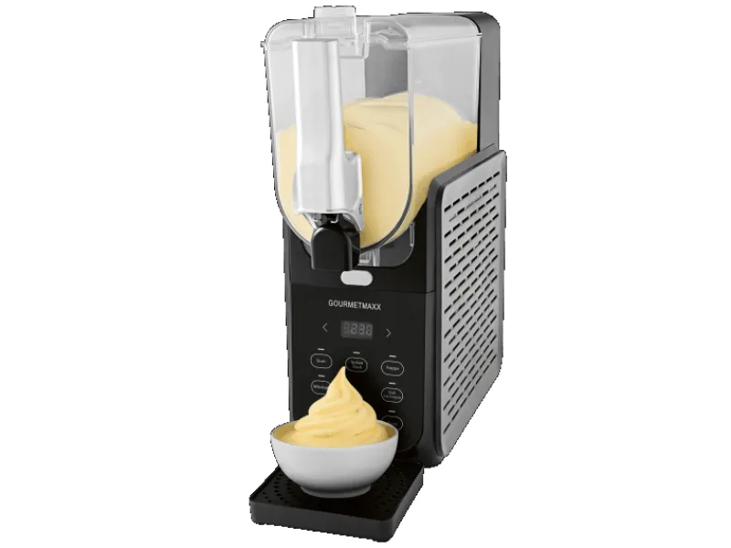 Online GOURMETmaxx Slush-Eismaschine FreezeUp 200 W Schwarz-Grau 2,8 l