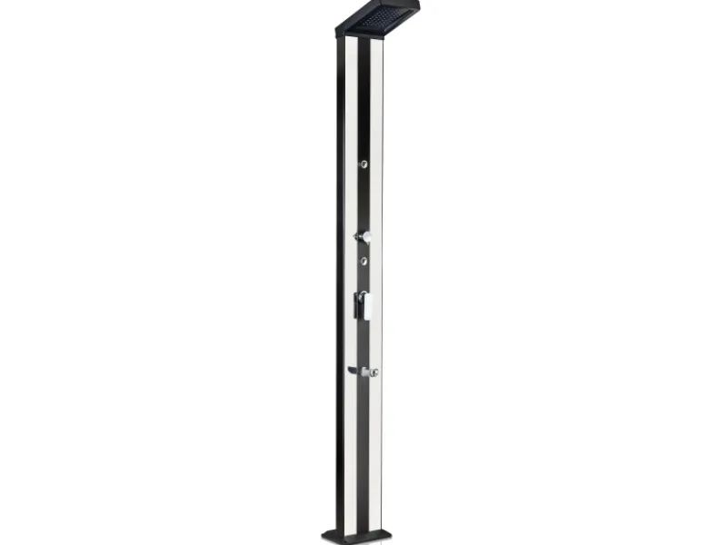 Gre Aluminium-Solardusche Luxe 38 l< Einhebelmischer