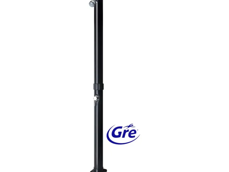 Gre PVC-Solardusche 20 l< Einhebelmischer