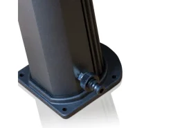 Gre Einhebelmischer<Solardusche aus Aluminium 18 l Schwarz