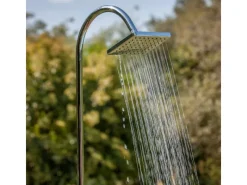 Gre Einhebelmischer<Solardusche aus Aluminium 18 l Schwarz