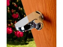 Gre Solardusche aus Aluminium 32 l Holzfarben< Einhebelmischer