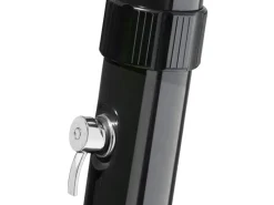 Gre Solardusche Gebogen aus PVC 22 l Schwarz< Einhebelmischer