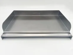 Hot Grillfürst Edelstahl Plancha Grillplatte Hochwertige BBQ Grillfläche für Gas und Holzkohlegrill