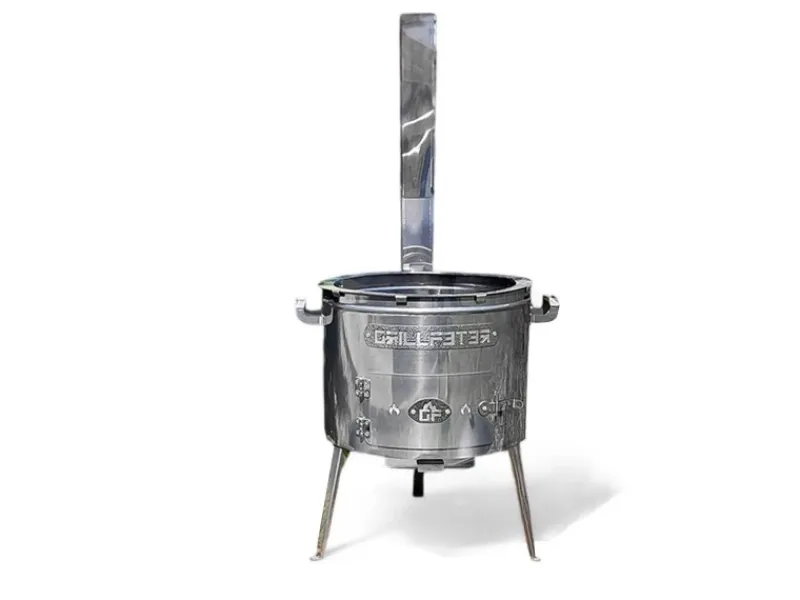 Grillpeter Utschak Set MultiFlame mit Kazan 12L und Grilldeckel aus Gusseisen