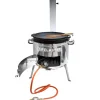 Grillpeter Utschak Set MultiFlame mit Kazan 15L und Deckel-Pfanne aus Gusseisen