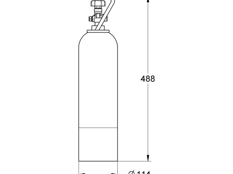 Grohe Wassersysteme<CO²-Flasche Starter-Set Blue 2 kg