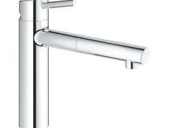 Grohe Einhebelmischer<Concetto Küchenarmatur DN 15 mittelhoch m. Schwenkbereich