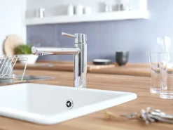Grohe Einhebelmischer<Concetto Küchenarmatur DN 15 mittelhoch m. Schwenkbereich