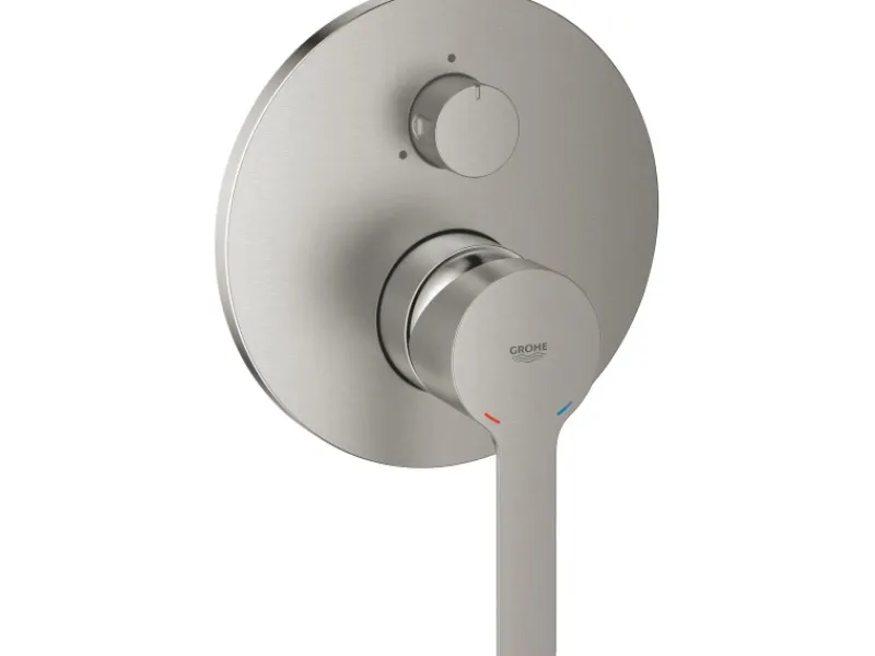 New Grohe Einhandbatterie mit 3-Wege-Umstellung Lineare Supersteel