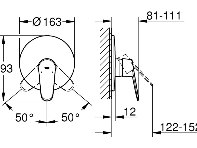 Grohe Einhand-Brausebatterie Eurodisc C< Einhebelmischer|Ersatzteile Küchenarmatur