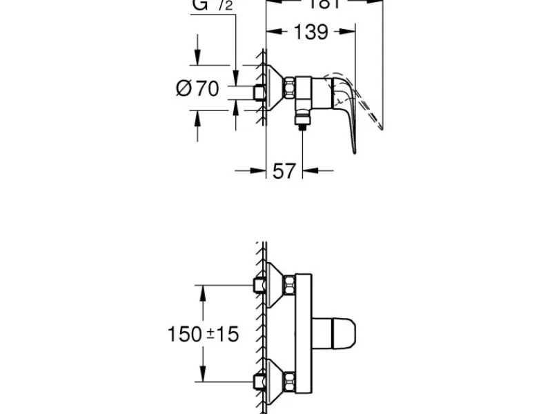 Discount Grohe Einhand-Brausebatterie Swift