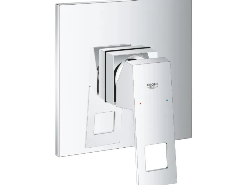 Grohe Einhand-Brausebatterie Eurocube Chrom< Einhebelmischer