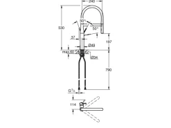 Grohe Einhand-Küchenarmatur Essence Chrom< Einhebelmischer