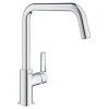 Grohe Einhand-Spültischbatterie Start 1/2" Niederdruck mit hohem Auslauf Silber< Einhebelmischer
