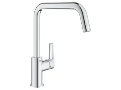 Grohe Einhand-Spültischbatterie Start 1/2" Niederdruck mit hohem Auslauf Silber< Einhebelmischer