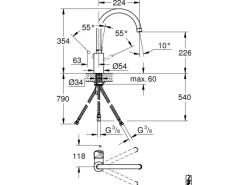 Online Grohe Einhand-Spültischbatterie Concetto Chrom 1/2"