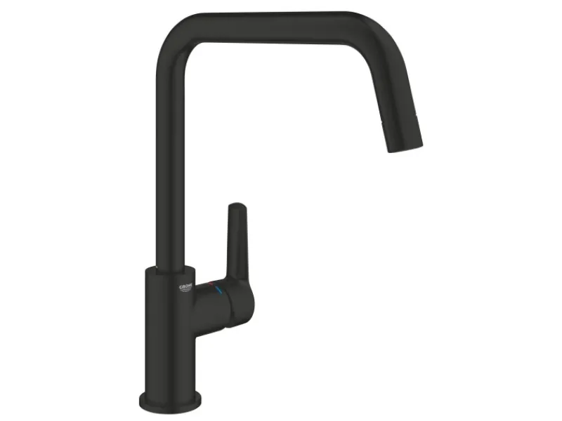 Grohe Einhebelmischer<Einhand-Spültischbatterie Start 1/2" Schwarz Matt