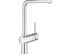Sale Grohe Einhand-Spültischbatterie Minta Chrom 12,5mm (1/2") L-Auslauf