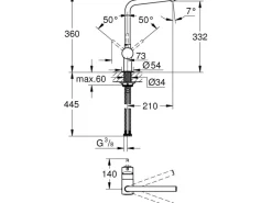 Sale Grohe Einhand-Spültischbatterie Minta Chrom 12,5mm (1/2