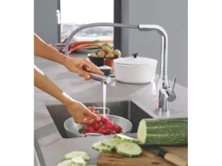 Grohe Einhebelmischer<Einhand-Spültischbatterie Essence Chrom