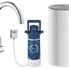 Outlet Grohe Einhand-Spültischbatterie und Boiler Red Duo Size-M Chrom
