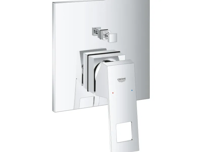 Grohe Einhebelmischer<Einhand-Wannenbatterie Eurocube Chrom