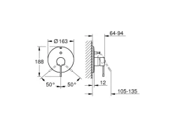 Grohe Einhand-Wannenbatterie Essence Chrom< Einhebelmischer