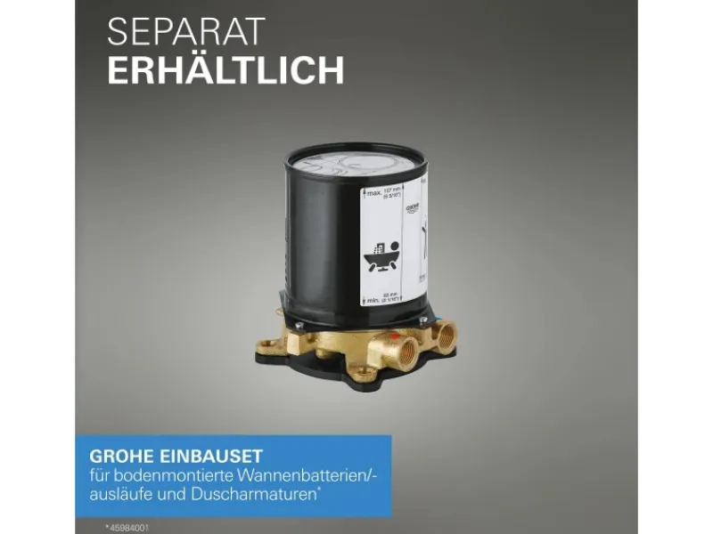 Discount Grohe Einhand-Wannenbatterie Essence Bodenmontage Chrom
