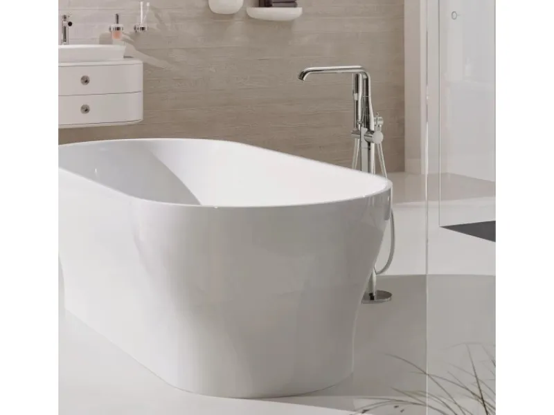 Discount Grohe Einhand-Wannenbatterie Essence Bodenmontage Chrom