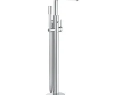 Grohe Einhebelmischer<Einhand-Wannenbatterie Lineare Bodenmontage Chrom