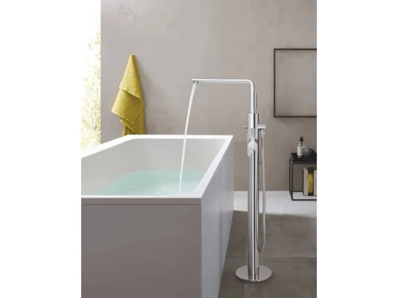Grohe Einhebelmischer<Einhand-Wannenbatterie Lineare Bodenmontage Chrom