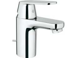 Grohe Einhebelmischer<Einhand-Waschbeckenarmatur Eurosmart C SilkMove Chrom