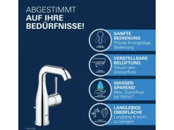 Outlet Grohe Einhand-Waschbeckenarmatur Essence M-Size