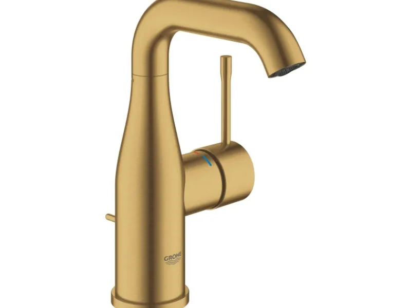 Grohe Einhand-Waschbeckenarmatur Essence M-Size Cool Sunrise gebürstet< Einhebelmischer