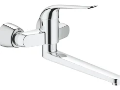 New Grohe Einhand-Waschtischbatterie Euroeco Special Ausladung 34,2 cm Chrom
