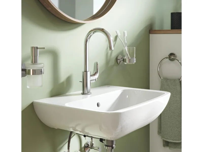 Grohe Einhebelmischer<Einhand-Waschtischbatterie Swift 1/2" L-Size Silber