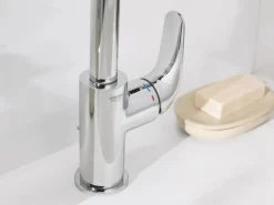 Grohe Einhebelmischer<Einhand-Waschtischbatterie Swift 1/2" L-Size Silber