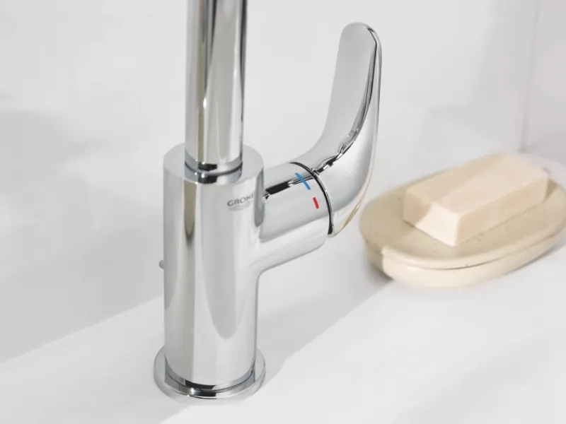 Grohe Einhebelmischer<Einhand-Waschtischbatterie Swift 1/2" L-Size Silber