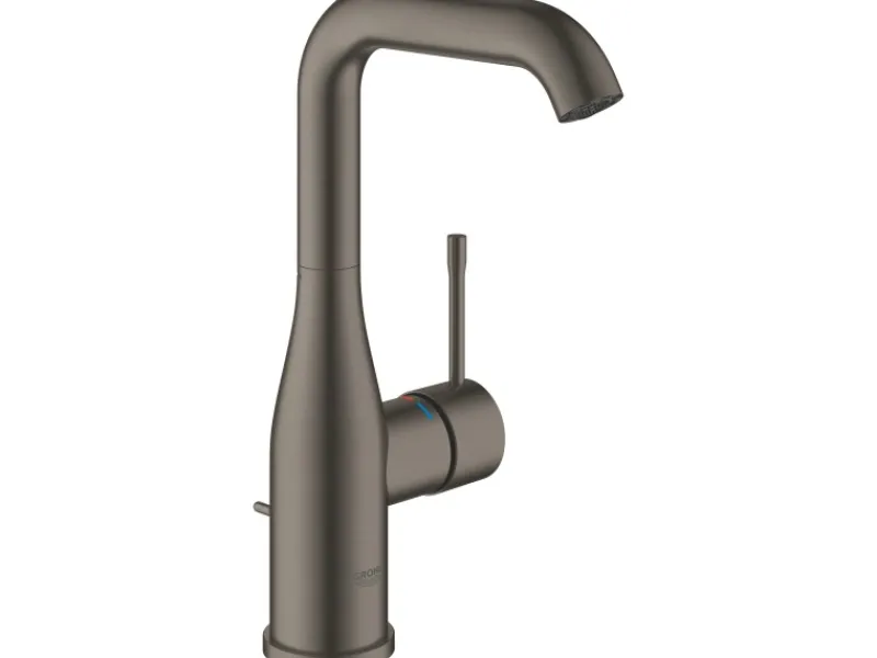 Grohe Einhand-Waschtischbatterie Essence L-Size Hard Graphite Gebürstet< Einhebelmischer