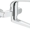 Grohe Einhebelmischer<Einhand-Waschtischbatterie Euroeco Special Ausladung 25,7 cm Chrom