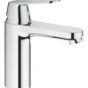 Grohe Einhand-Waschtischbatterie Eurosmart Cosmopolitan M-Size glatt Chrom< Einhebelmischer|Zubehör Für Küchenarmatur