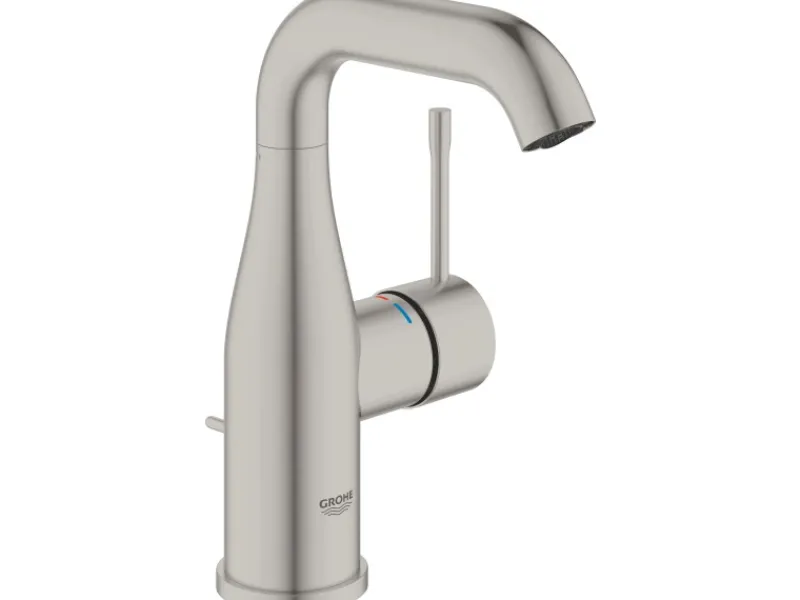 Discount Grohe Einhand-Waschtischbatterie Essence M-Size Supersteel