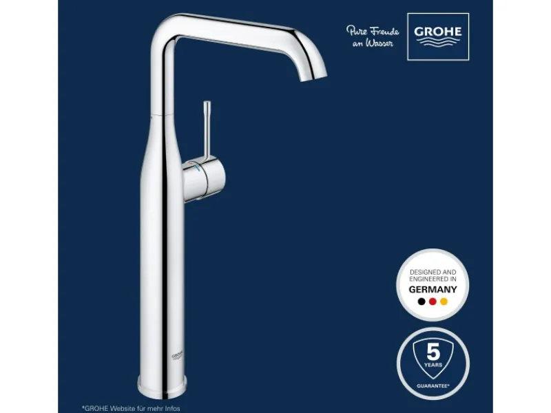 Grohe Einhand-Waschtischbatterie Essence XL-Size Chrom< Einhebelmischer